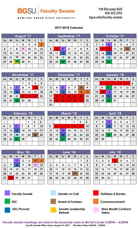 Bgsu Fall 2022 Calendar